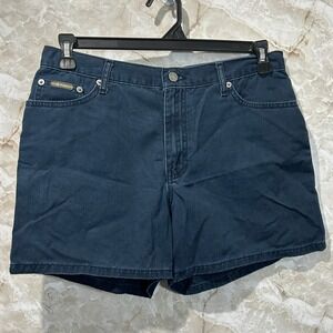 Calvin Klein Denim Shorts High‎ Waist Vintage Mom Shorts Blue Size 9/10